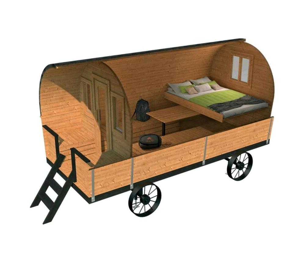 Fasshotel Westernwagen, Beheizt 2-3 Personen Kirchensittenbach Dış mekan fotoğraf